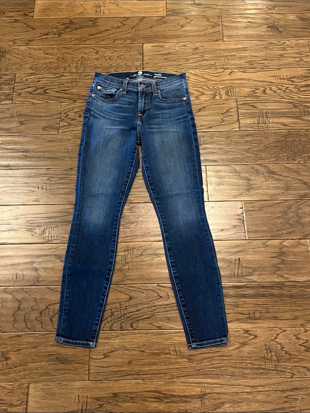 7 For All Mankind Ankle Gwenevere Mid Rise Size 25
